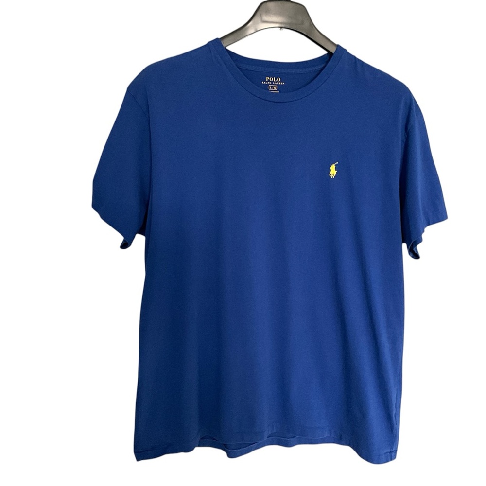 MEN’S POLO BY RAULPH LAUREN ROYAL BLUE SHORT SLEEVE TSHIRT SIZE LARGE